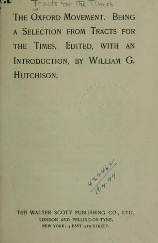 The Oxford Movement
