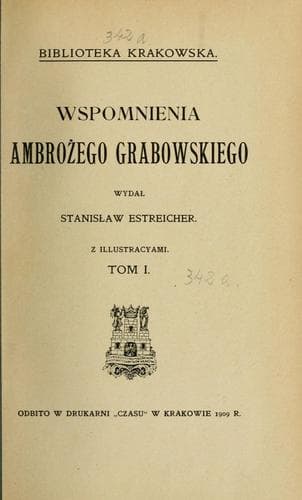 Wspomnienia Ambroźego Grabowskiego