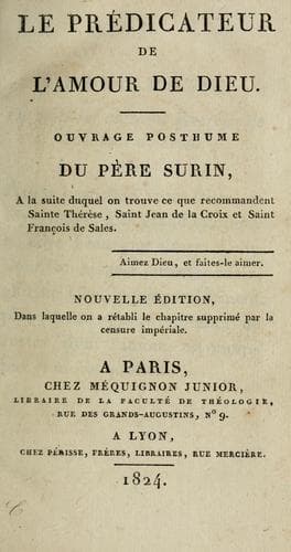 Le prédicateur de l'amour de Dieu
