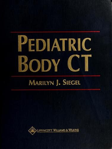 Cover image for Pediatric body CT
