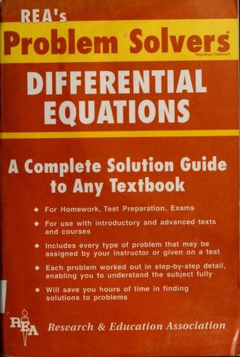 Cover image for The differential equations problem solver