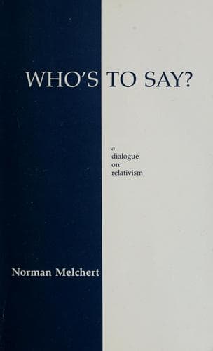 Cover image for Who's to say?