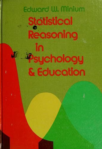 Cover image for Statistical reasoning in psychology and education