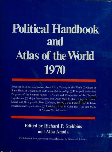 Political handbook and atlas of the world, 1970
