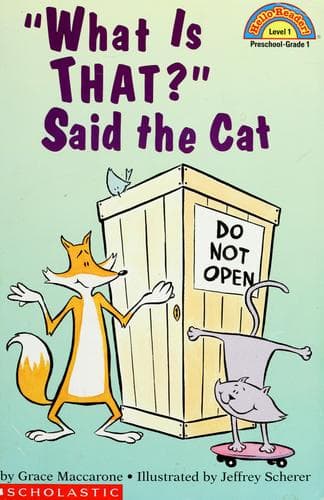 Cover image for "What is that?" said the cat