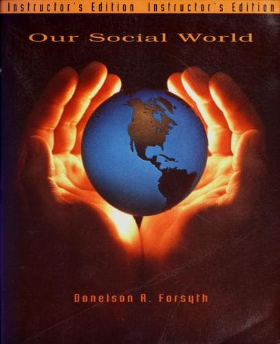 Cover image for Our social world