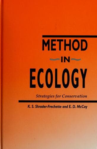 Cover image for Method in ecology