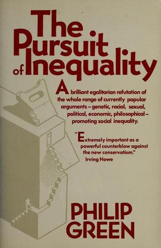 Cover image for The pursuit of inequality
