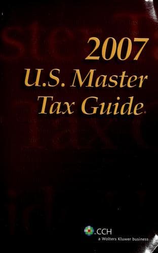 Cover image for U.S. Master Tax Guide 2007