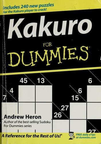 Cover image for Kakuro For Dummies