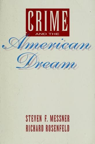 Cover image for Crime and the American dream