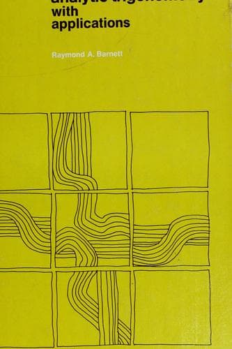Cover image for Analytic trigonometry with applications