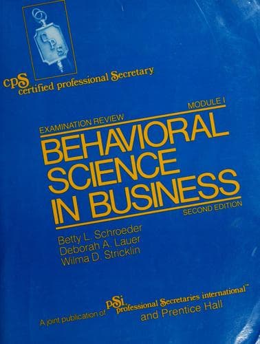 Cover image for Behavioral science in business