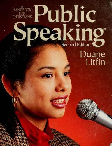 Cover image for Public speaking