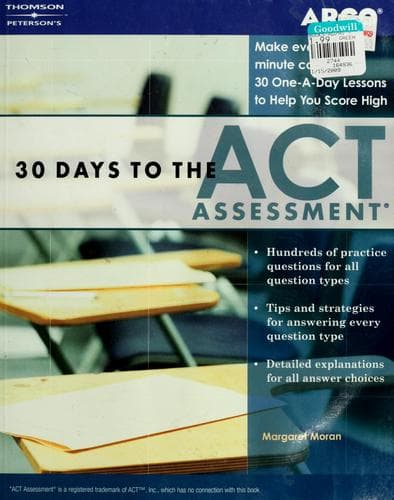 Cover image for 30 days to the ACT Assessment