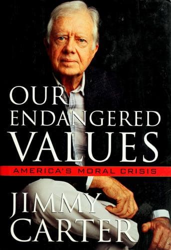 Cover image for Our endangered values