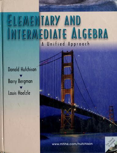 Cover image for Elementary and intermediate algebra