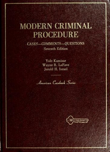 Cover image for Modern criminal procedure