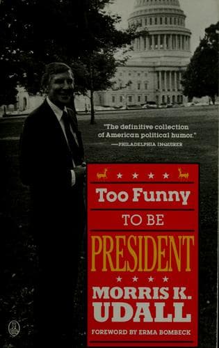 Cover image for Too funny to be President
