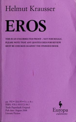 Cover image for Eros