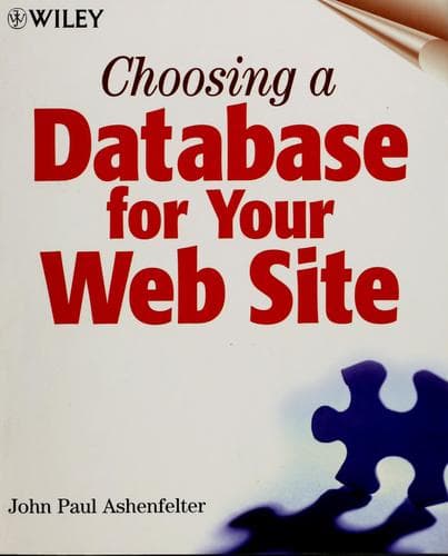 Cover image for Choosing a database for your Web site