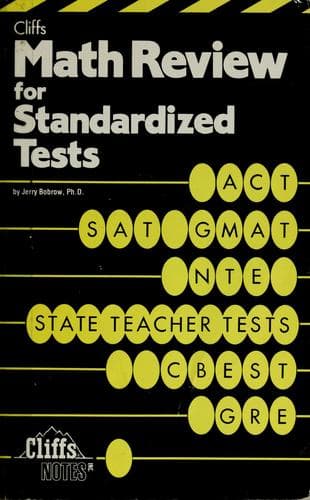 Cover image for Cliffs math review for standardized tests