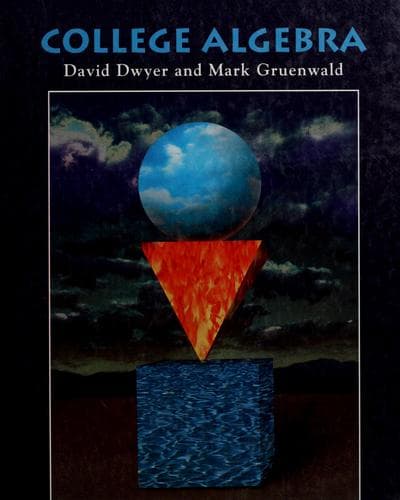 Cover image for College algebra