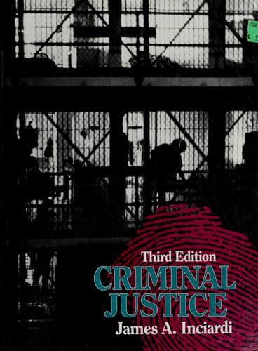 Cover image for Criminal justice