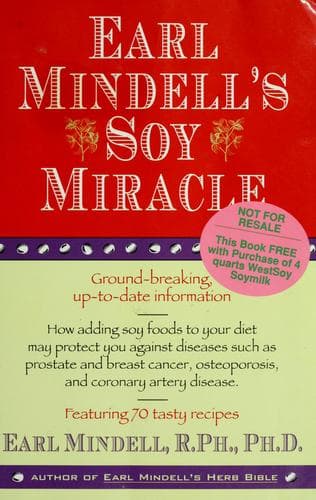Cover image for Earl Mindell's soy miracle
