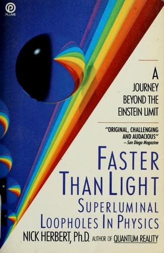 Cover image for Faster than light