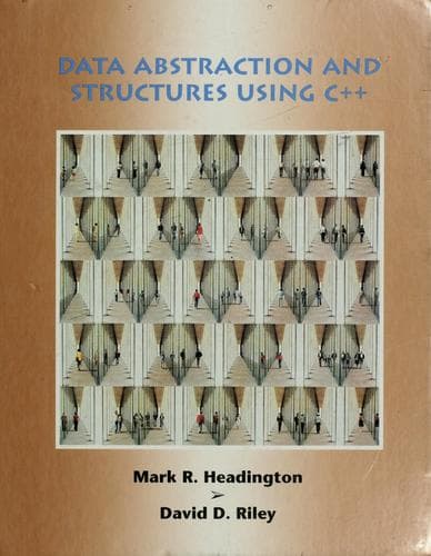 Cover image for Data abstraction and structures using C⁺⁺