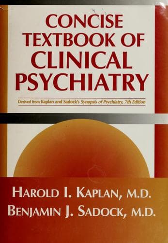 Cover image for Concise textbook of clinical psychiatry