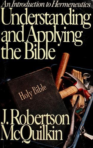 Cover image for Understanding and applying the Bible
