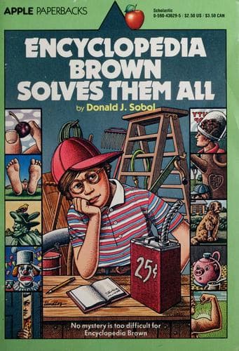 Cover image for Encyclopedia Brown solves them all
