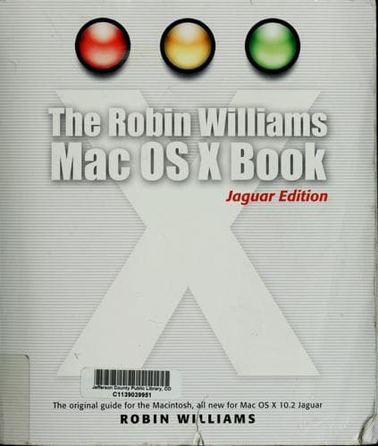 Cover image for The Robin Williams Mac OS X book