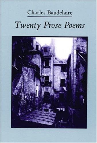 Cover image for Twenty prose poems