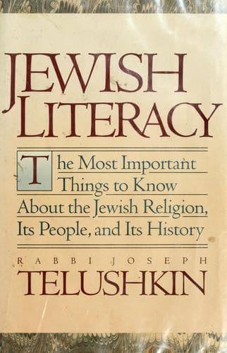 Cover image for Jewish literacy
