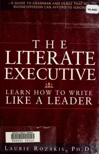 Cover image for The literate executive