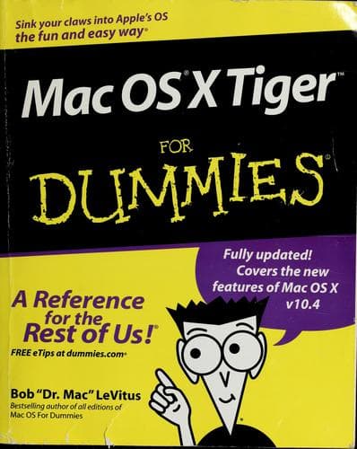 Cover image for Mac OS X Tiger for dummies