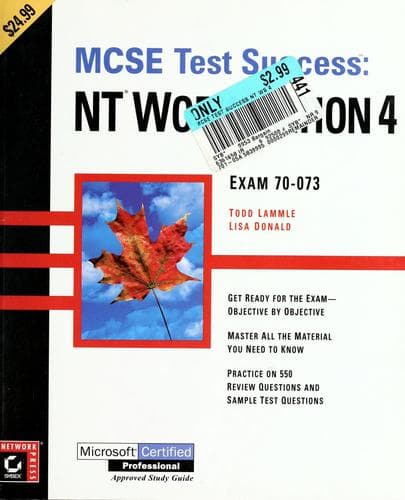 Cover image for MCSE test success.