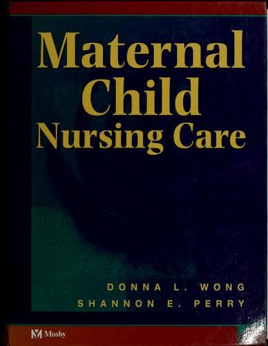 Cover image for Maternal child nursing care
