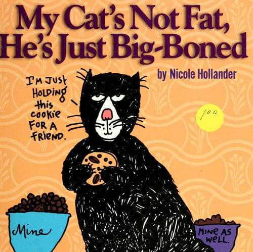 Cover image for My cat's not fat, he's just big-boned
