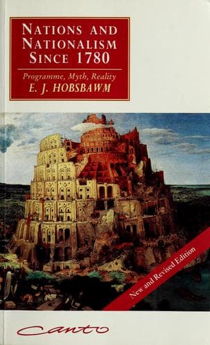 Cover image for Nations and nationalism since 1780