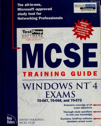 Cover image for MCSE training guide.