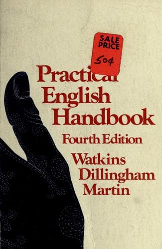 Cover image for Practical English handbook