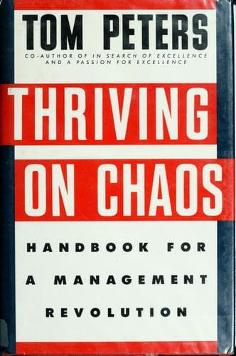 Cover image for Thriving on chaos