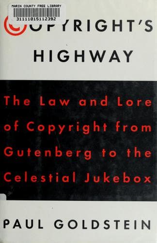 Cover image for Copyright's highway