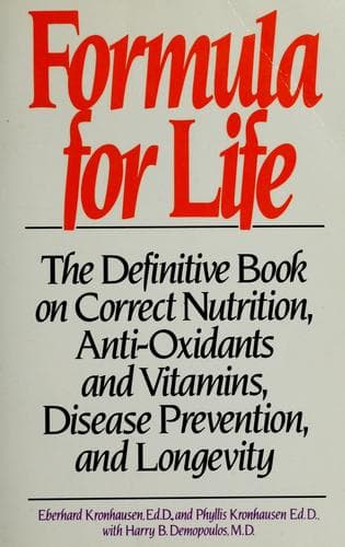 Cover image for Formula for life