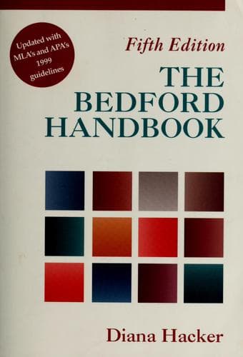 Cover image for The Bedford handbook