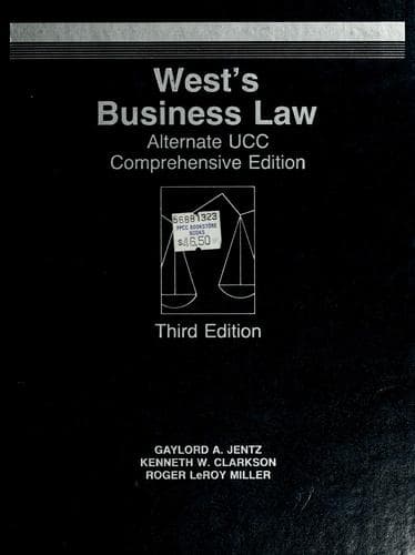 Cover image for West's business law